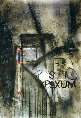 POXUM SOT   70x55cm   1992 v



Graphit,Oel,Patell,Acryl,Papier auf Karton