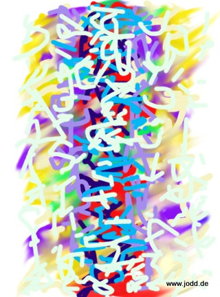 JoDD-I-Phone ART 2

20x30cm

mit 1 Finger auf dem I-Phone gemalt,Farbtintendruck auf Papier auf Leinwand