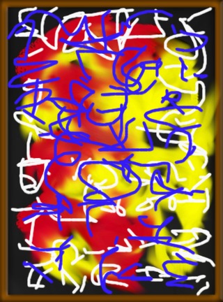 JoDD-I-Phone Art 14

20x30cm

mit 1 Finger auf dem I-Phone gemalt,Farbtintendruck auf Papier auf Leinwand