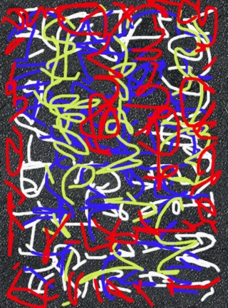 JoDD-I-Phone Art 15

20x30cm

mit 1 Finger auf dem I-Phone gemalt,Farbtintendruck auf Papier auf Leinwand