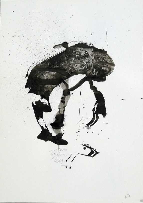 OMOSHIRO 6 -  (Zeichenkarton) 30.12.2012

  61x43 cm

Chinatusche,schellack,Graphit auf zeichenkarton