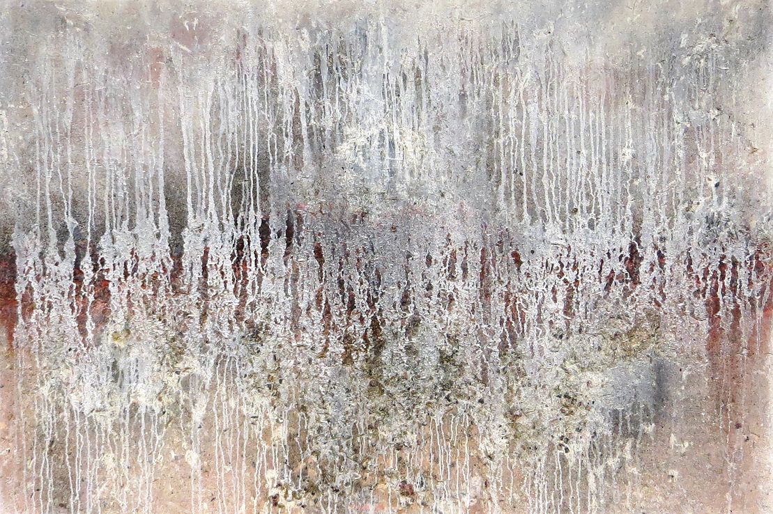 ZUSCHUANG 135 x 200 cm 

14.Dezember 2013

Acryl, Asche,Pigmente. Schellack, Holzkohle, getrocknete Blumenwiese auf Leinwand