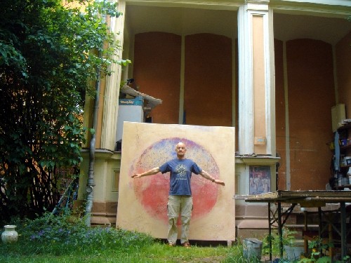 im Berliner Garten-Atelier  2005



