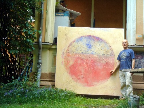 im Berliner Garten-Atelier  2005



