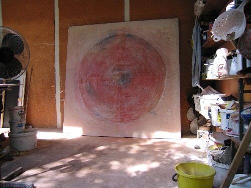 im Berliner Garten-Atelier  2005




