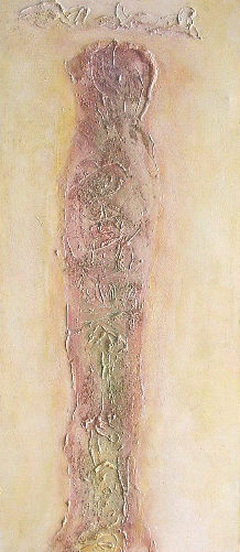 WATA

180 x 80 cm

Steinstaub, Pigmente, Acryl auf Leinwand