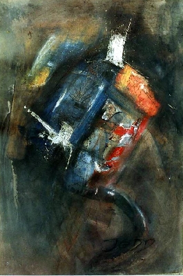 HEAD HUNTER   100x70cm  1992 v



Graphit,Oel,Patell,Acryl,Papier auf Karton