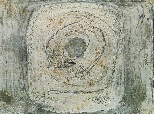 TONGAMI   2000

 60x80 cm

Asche, Acryl, Pigmente, Steinstaub auf Leinwand

