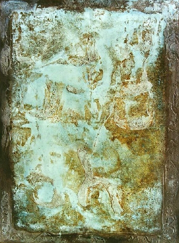 IDORI 1999  SA



1999, Asche, Acryl, Pigmente, Staub auf Leinwand
211 x 154,5 cm