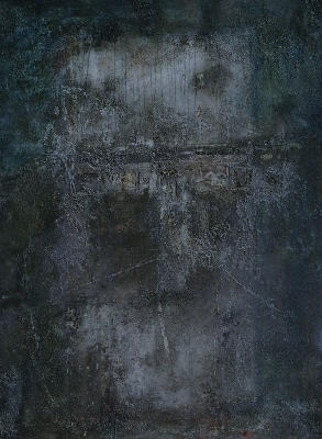 CAFULARENE  1994 vü

250x185 cm

Graphit,Bitumen,Asche,Acryl auf Leinwand