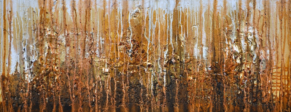 BARGU Dez.2008



Asche,Acryl,Pigmente,Staub,Holzkohle,Schellack,Bitumen auf Leinwand