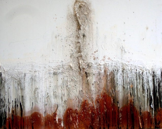 SHERAI    Februar 2009

170x150 cm

Asche,Acryl,Pigmente,Schellack,Holzkohle auf Leinwand