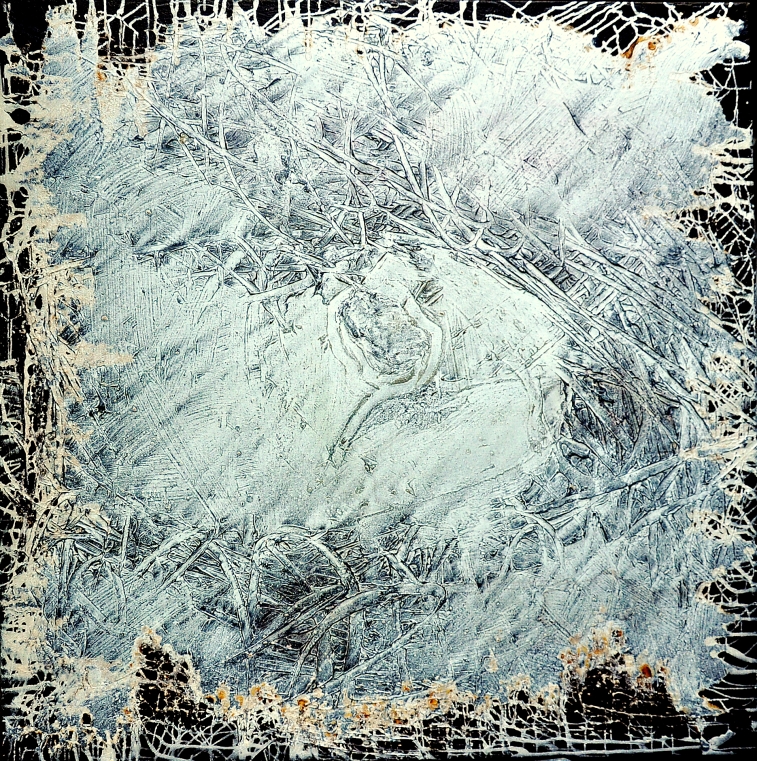MACANESE     August 2009

180x180 cm

Asche,Acryl,Pigmente,Graphit,Schellack,auf Leinwand