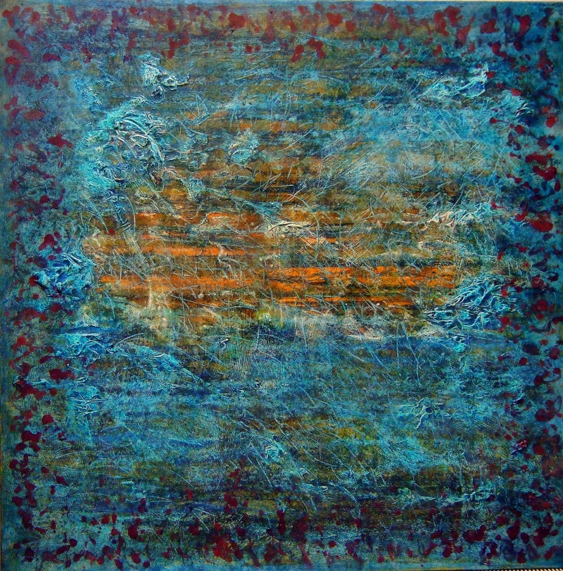 LAKKIA   Dez.2010 Vü

155x165 cm

Acryl,Pigmente,Schellack,  Goldfarbe auf Leinwand