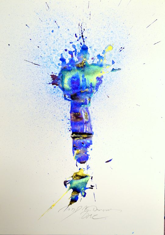 GOLBLAN 4 (Zeichenkarton) 19.Dezember 2012

61x43 cm 

Chinatusche,Graphit auf Zeichenkarton