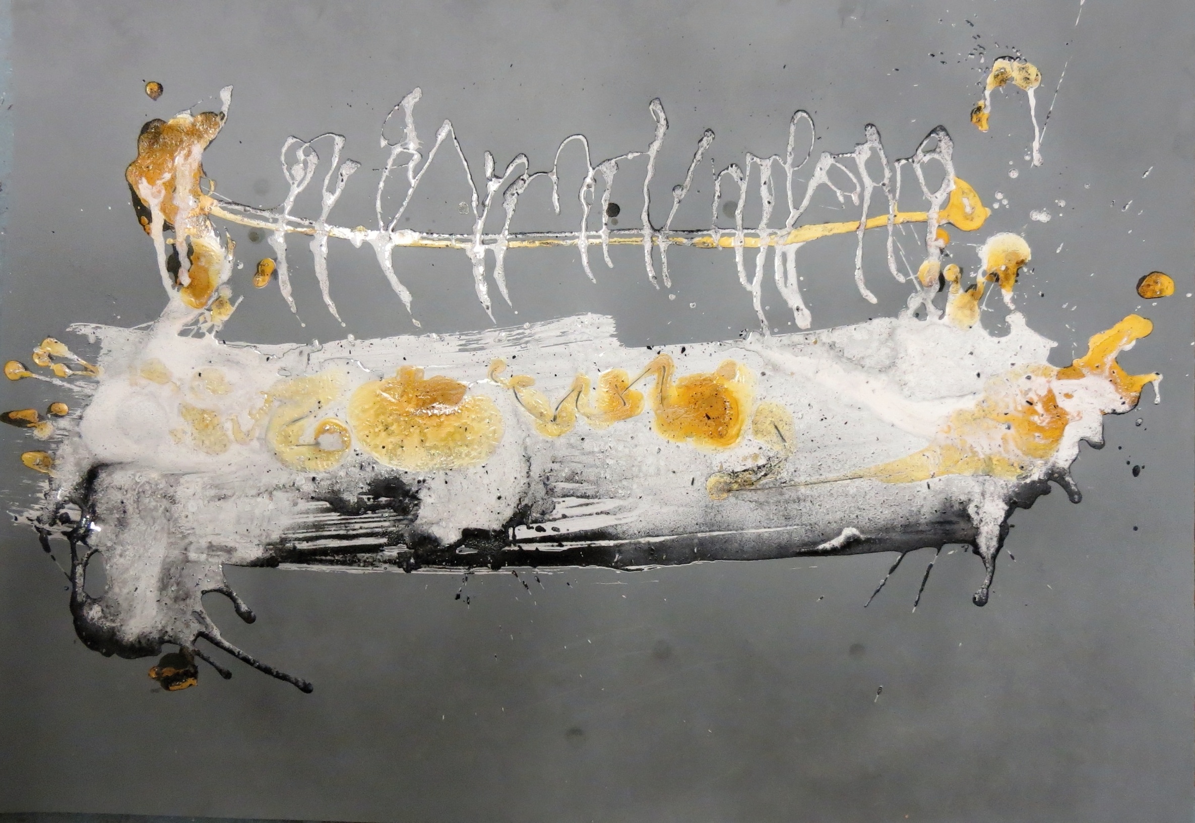 TING 1 (Zeichenkarton)  3.Januar 2014

70x100cm 

Acryl, Schellack, Holzkohle auf Zeichenkarton