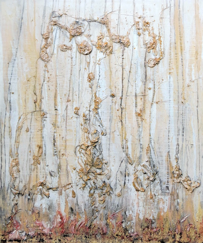 FURORARU 31.März 2014

180x150cm

Acryl, Schellack, Holzkohle,Staub,Sand, Pigmente auf Leinwand