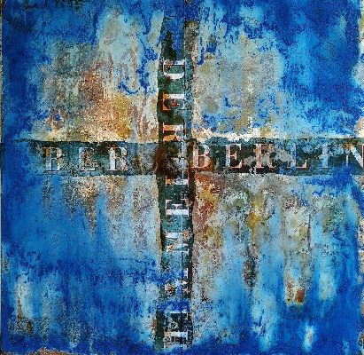 DER HIMMEL ÜBER BERLIN 100 x 100 cm 16.August 2018



